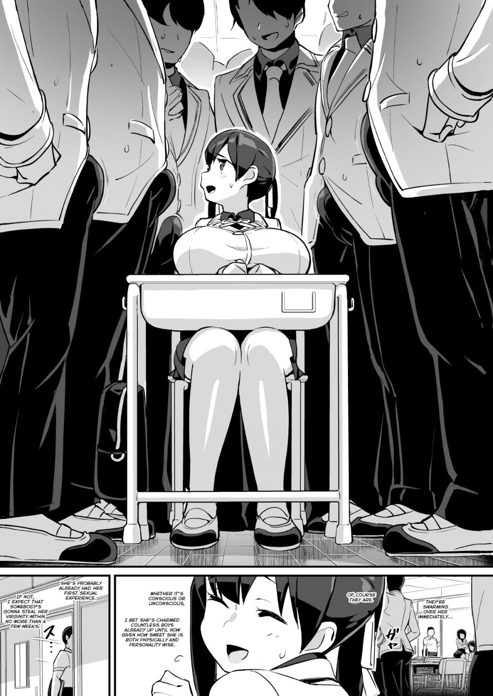 Hentai Manga Comic-Voluptuous, Buxom Transfer Student Kumokawa Suzuran-Read-9